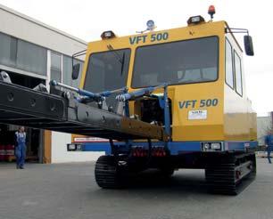 Its specific compact design perfectly fits into the cabin and can be handled by the operator very easily.