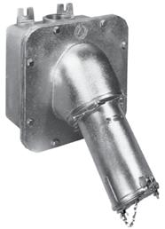 Locking screw and slot prevents plug cable collar from backing off. Contacts exert constant pressure along entire contact surface and provide electrical continuity.