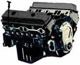 Engine Includes: Fully GM assembled long block Stamped steel OE valve covers Oil pump, pick-up and oil pan Front timing cover 6 & 8 timing pointers for use with 2 O clock mark balancers Block is