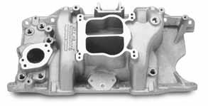The carb mount flange accepts both square-bore and spread-bore carbs for Cobra Jet applications.  ED7566 RPM Air-Gap 460 Ford 429/460 V8 TORKER II 460 (2500-6500 rpm) Designed for 429/460 c.i.d. Ford V8s used in marine and high performance applications.
