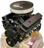 Engine specifications: Engine Type: Chevy Small Block V8 Displacement (cu in): 350 Bore x stroke (in): 4.00 x 3.