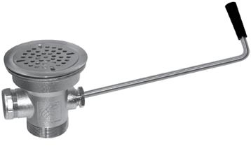 provides both and 2 (51mm) waste outlet connections and can instantly convert to accept an overflow assembly eliminating double inventories Snap-in stainless steel strainer Heavy duty
