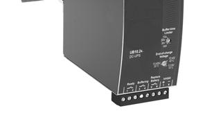power supply (UPS) controller UB124 is an addition to standard power supplies to bridge power failures or voltage fluctuations.