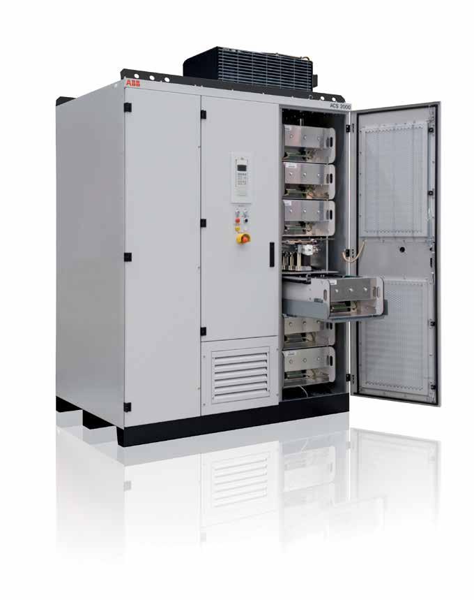 ACS2000 It is designed for easy installation, fast commissioning and efficient maintenance reducing the total cost of ownership. ACS2000, 800 kw, 6.