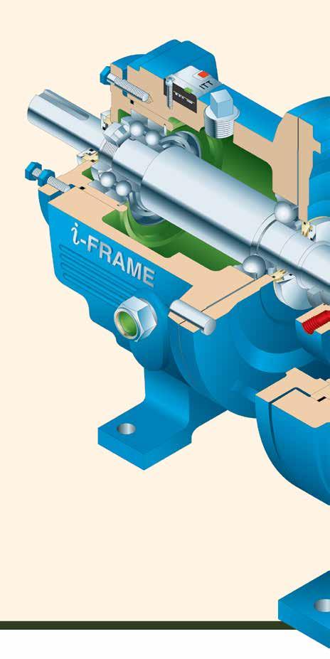 LF 3196 i-frame Low Flow ANSI Process Pumps Featuring i-alert Patented Monitoring i-alert CONDITION MONITOR (Patent Pending) Constantly measures vibration and temperature at the thrust bearing.