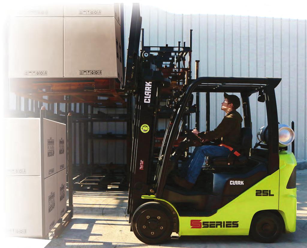 SMART STRONG SAFE Buildg on over 100 years of lift truck novations, design and dustry firsts. The evolution contues the CLARK S-Series, the next generation of lift trucks.