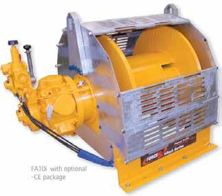 FA5i/FA7i/FA10i Infinity Air Winches Capacity 5000 / 7000 / 10000 kg Product Features and Specifications Rugged Compact and Versatile Design Meets ANSI / ASME B30.