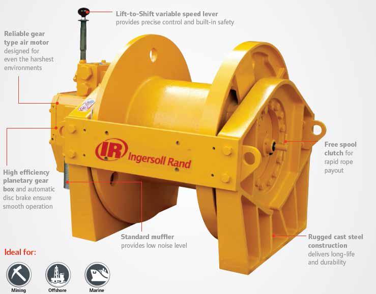 Pullstar heavy winches use a low maintenance, highly reliable gear motor for high torque output and smooth starts and stops.