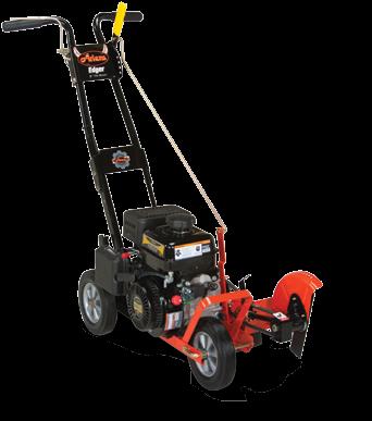 Its all-steel design and 110-degree pivoting head and drop wheel provide unbeatable value; allowing an operator to cut, trim or bevel nearly any landscape with one machine.