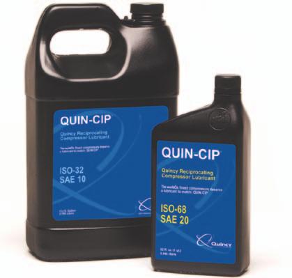 QUIN-CIP FORMULATED SPECIFICALLY FOR THE QT Think of your compressor as an investment; we do.