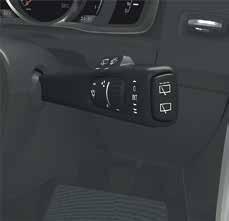 The parking brake will release automatically if the driver s seat belt is fastened. How do I start the windshield wipers and rain sensor*?