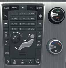 How do I answer a call? Press the thumb wheel on the right steering wheel keypad to answer an incoming call. Reject or end the call by pressing EXIT.