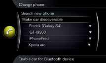 Keep in mind that the entire infotainment system, including telephone and navigation* functions, are switched on and off at the same time. How do I pair the first Bluetooth cell phone?