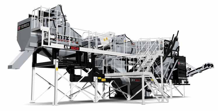DISCHARGE CONVEYORS Integrated folding stockpile conveyors Manual folding for transport Low