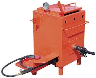 www. 10 Gallon Melter This propane fired melter is equipped with a hand agitator, temperature gauge, propane burner, hose and regulator, bottle