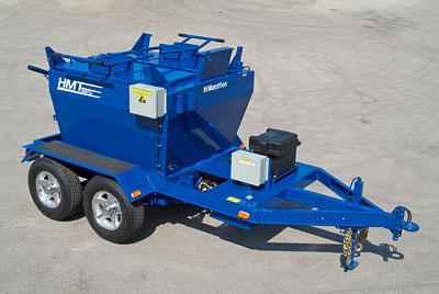 www. 2 Ton Hot Asphalt Hauler 2 Ton HMT4000 This 2 ton capacity asphalt hauler is ideal for small to medium sized patching jobs. The heated vat is fully insulated for optimum efficiency.
