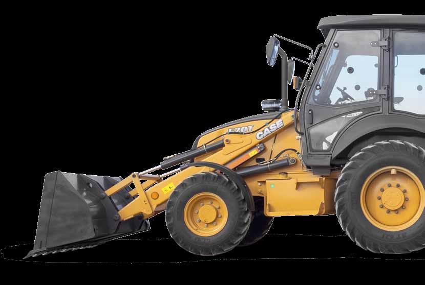MAIN REASONS TO CHOOSE THE T-SERIES HIGH VISIBILITY - Excellent visibility for all operations with loader or backhoe. - Fully openable front and rear glasses for excellent cab ventilation.