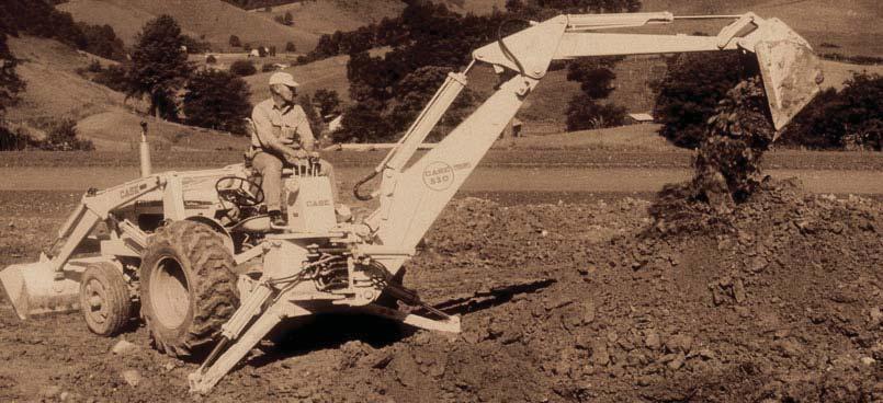 1998 CASE is the first to offer Ride Control on a loader/backhoe.