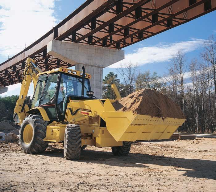 easy-on-the-operator hydraulics. The loader features increased lift and breakout forces for powerful performance.