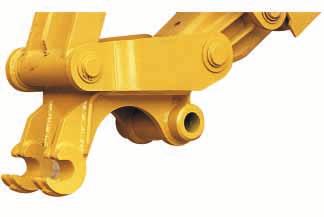 For greater machine versatility, the optional hydraulic quick coupler is available from