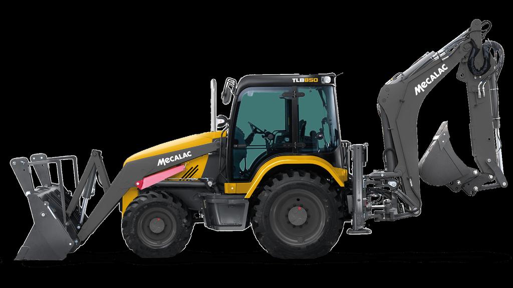 The TLB850: Designed to get the job done Whether excavating, re-handling, transporting or driving, the TLB850 is an ideal addition to your backhoe fleet.