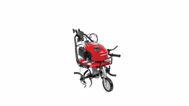Honda Tillers all feature a tine clutch control that is designed to stop the tines when released. Exceptional Tiller Technology Honda Tillers are extremely efficient.