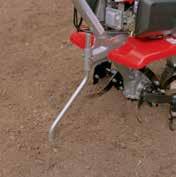 lets you change the tilling depth without having to use tools.