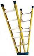 Premium Fiber Glass Range Of Ladders Non-conductive side rails For working around electricity.