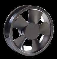 3 Compact Fans - AC Model Bearing* Voltage Frequency (Hz) (ma) Watt (W) Air Flow (CFM) Static Pressure (mm H 2 O) 80X80X25mm 8A115HBAC Ball 115 50/60 210/180 2300/2800 14/12 21/25 4/4.