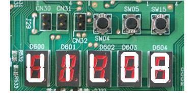 7) Check the LED display of the Lead unit the