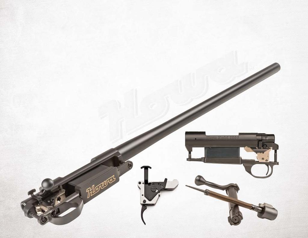 1500 BARRELED ACTIONS Howa barreled actions are available for purchase separately and are available in miniaction, short- and long-actions or magnum calibers.