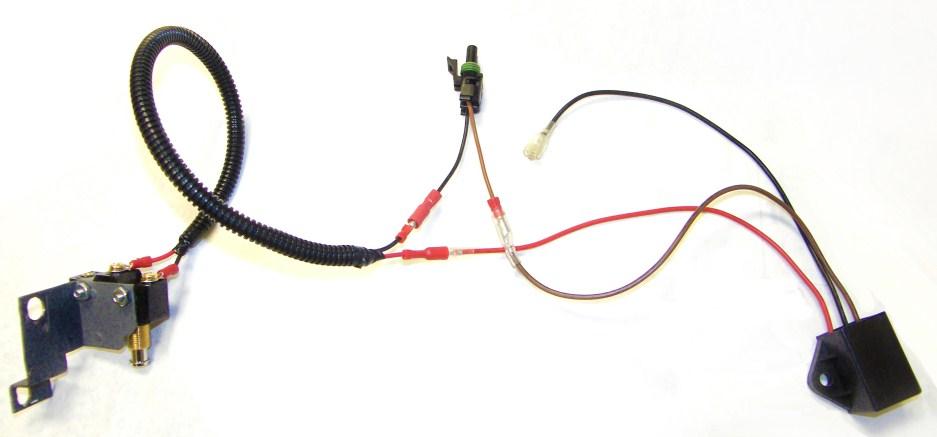 7. Install the LGT-142, time delay, underneath the brake cables using the Included Hardware.