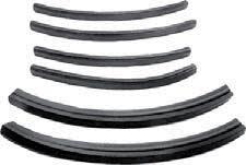 Convertible Weatherstrip MA9876 MA9877 MA9882 MB2235 1962-71 Convertible Top Header Seals Replacement convertible top headers for various 1962-71 models.