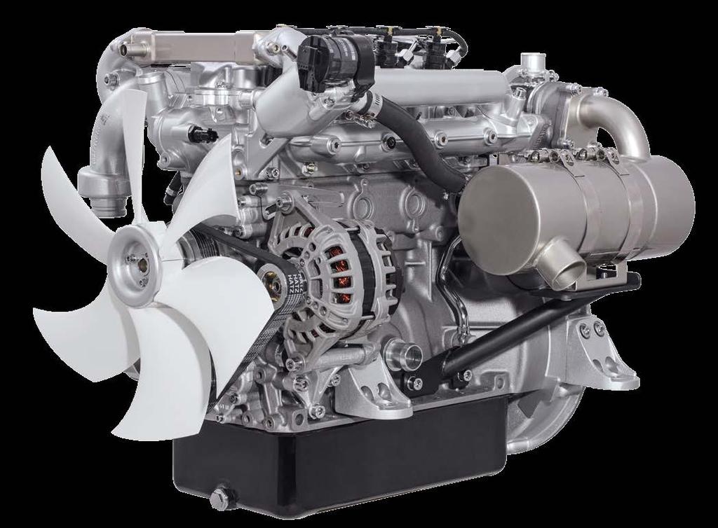 Flag ship 4H50TIC Compact, light, economical, robust and environmentally friendly: The new Hatz common-rail diesel engine provides