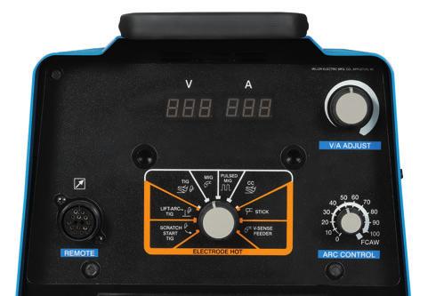 XMT 350 Series Features For portability and reliability, Auto-Line allows for any input voltage hookup (208 575 V, single- or three-phase) with no manual linking, providing convenience in any job