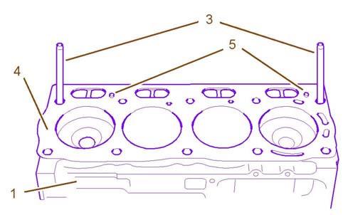 SENR9779-03 97 Place the cylinder head on a surface that will not scratch the face of the cylinder head. 5.