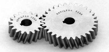 The involute surface of the gear tooth is a cylindrical surface. 2. Helical Gears The helical gear is an extension of a spur gear to a more complex involute surface geometry.