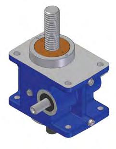 the machine structure. Screw jacks with travelling nut (Mod.