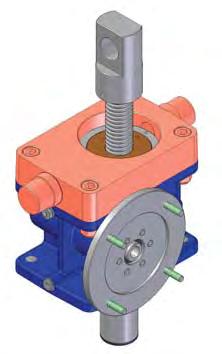Screw jacks MA Series - options Trunnion mount Available for both screw jacks models: with travelling screw (Mod. A) and with travelling nut (Mod. B).