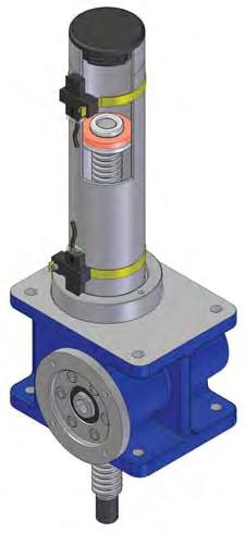 Screw jacks MA Series - options Wormwheel rotation detector Available for both screw jacks models: with travelling screw (Mod. A) and with travelling nut (Mod. B).