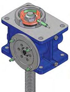 As output of such proximity switch, activated and deactivated by the alternation of empty and full spaces, a train of impulses is generated and it confi rms the rotation of the wormwheel.
