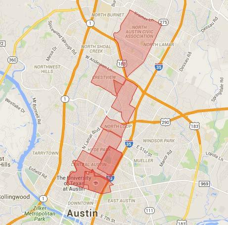 Central Austin CDC Public Education Reach Citywide reach with posting privileges to 18,000 DL accounts