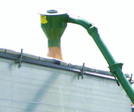 Check these performance highlights: Truck loading kit rotates 360 - also raises or lowers to suit truck height. Grain bin hot spots are easy to remove.