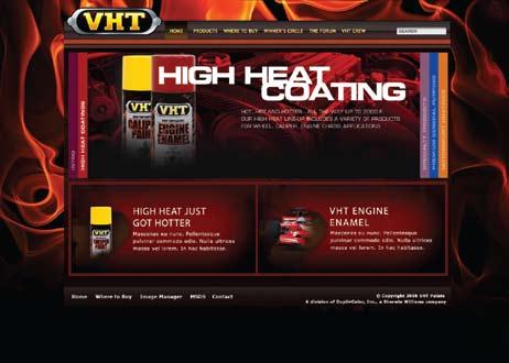High Heat Just Got Hotter at vhtpaint.com You ll always find something new at vhtpaint.com...new products, new promotions, and now The Winner s Circle.