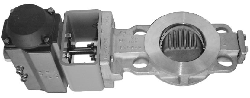 BR 31a Pneumatic Rotary Piston Actuator (see T 9929 EN) Or as special version with Type 3278 Pneumatic Rotary Actuator (see T 8321 EN) Valve body made of Cast steel or stainless cast steel Type of