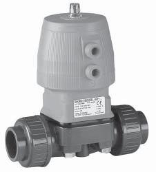 +GF+ PNEUMATIC ACTUATED DIAPHRAGM VALVE Type DIASTAR 025 Pneumatically actuated DIASTAR diaphragm valve for aggressive fluids and industrial applications.