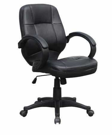 #ms9621 List: $290 Mid-Back Managers Chair with Upholstered Arm Pads and Pewter Colored Frame Seat Size: 19 ½ W x 19 ½ D Back Height: 23 H Overall Size: