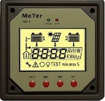 Instruction Manual Remote Display for Duo-battery Solar Panel Controller EPIP20-DB series The Remote Display provides data on the operating performance of the solar panel(s), the status of the