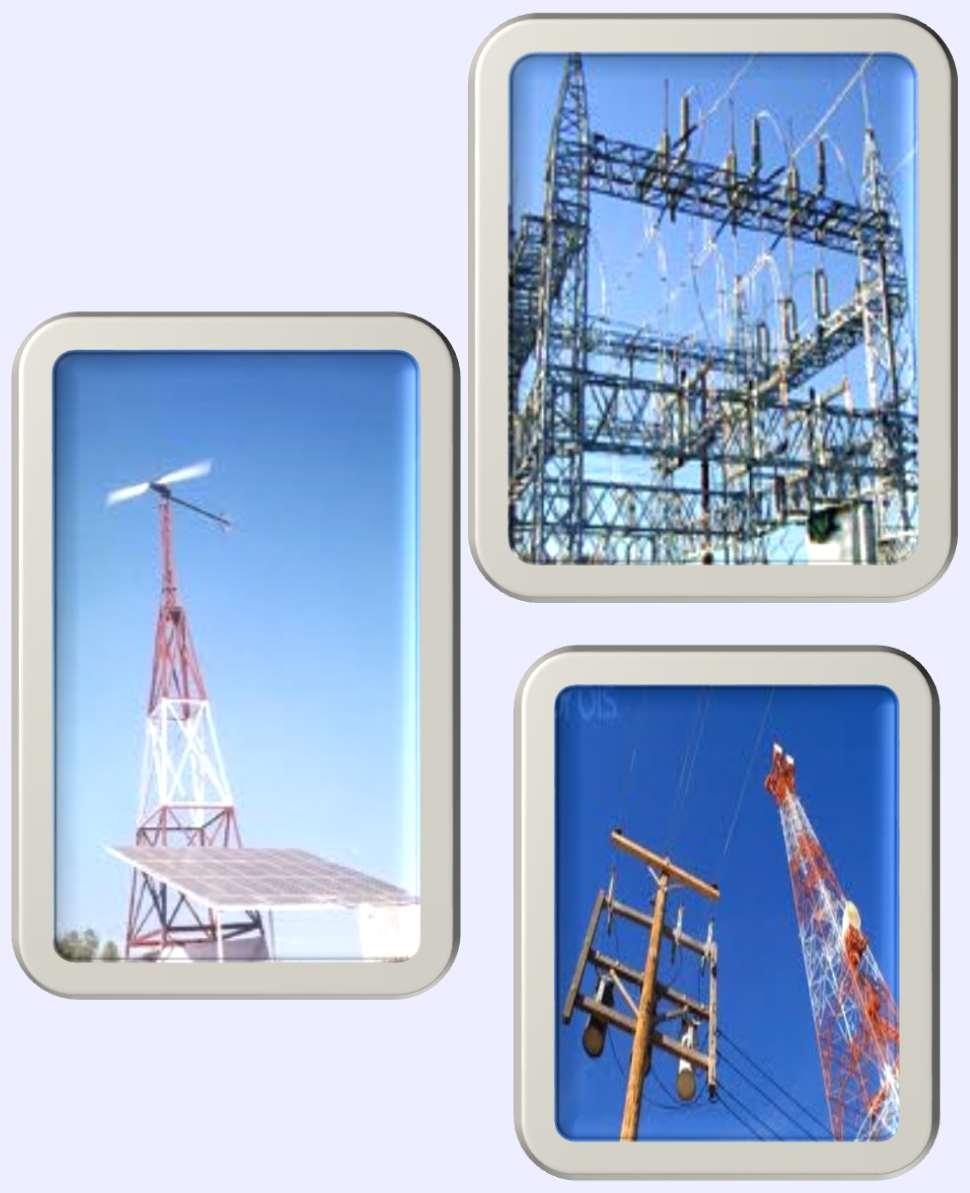 AREA OF OPERATIONS Engineering, Fabrication & Galvanizing of: High Voltage Transmission Line Towers Substation Structures Microwave and Telecommunication Towers Windmill Structures Solar Structures