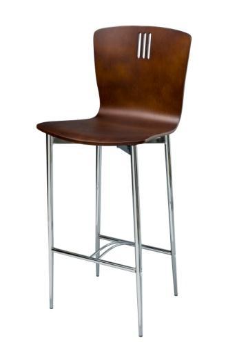 Eastington Bistro Chairs A choice of classical or contemporary onepiece ply shell chairs finished in natural Maple and Wenge. Chrome legs.